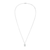 Diana M Jewels - 15.00 Ct Cushion-cut Lab-grown Diamond Solid Bail Pendant Necklace