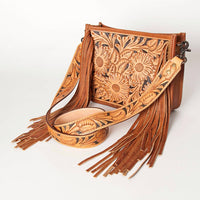 American Darling - Women's Hand Tooled Messenger Crossbody Bag