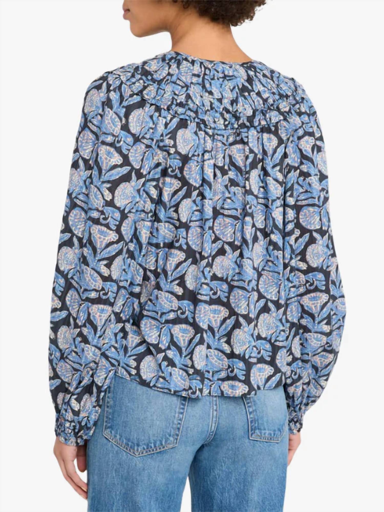 Ulla Johnson - Florelle Long Sleeve Cotton Blouse