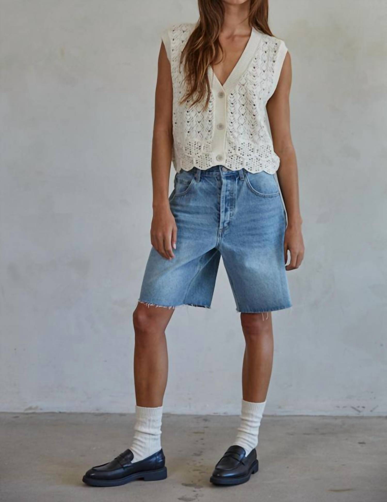 By Together - Ellery Crochet Vest Top