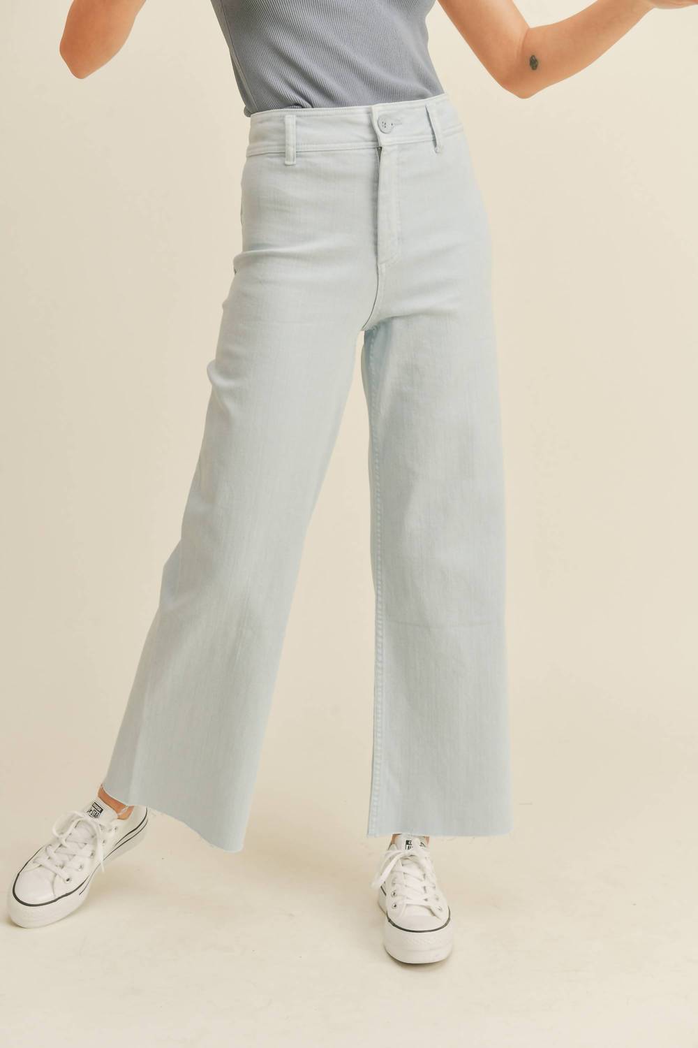 Miou Muse - Women's Straight Wide Leg Pants