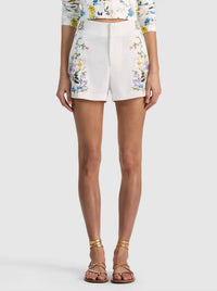Alice + Olivia - Cady Embroidered Short