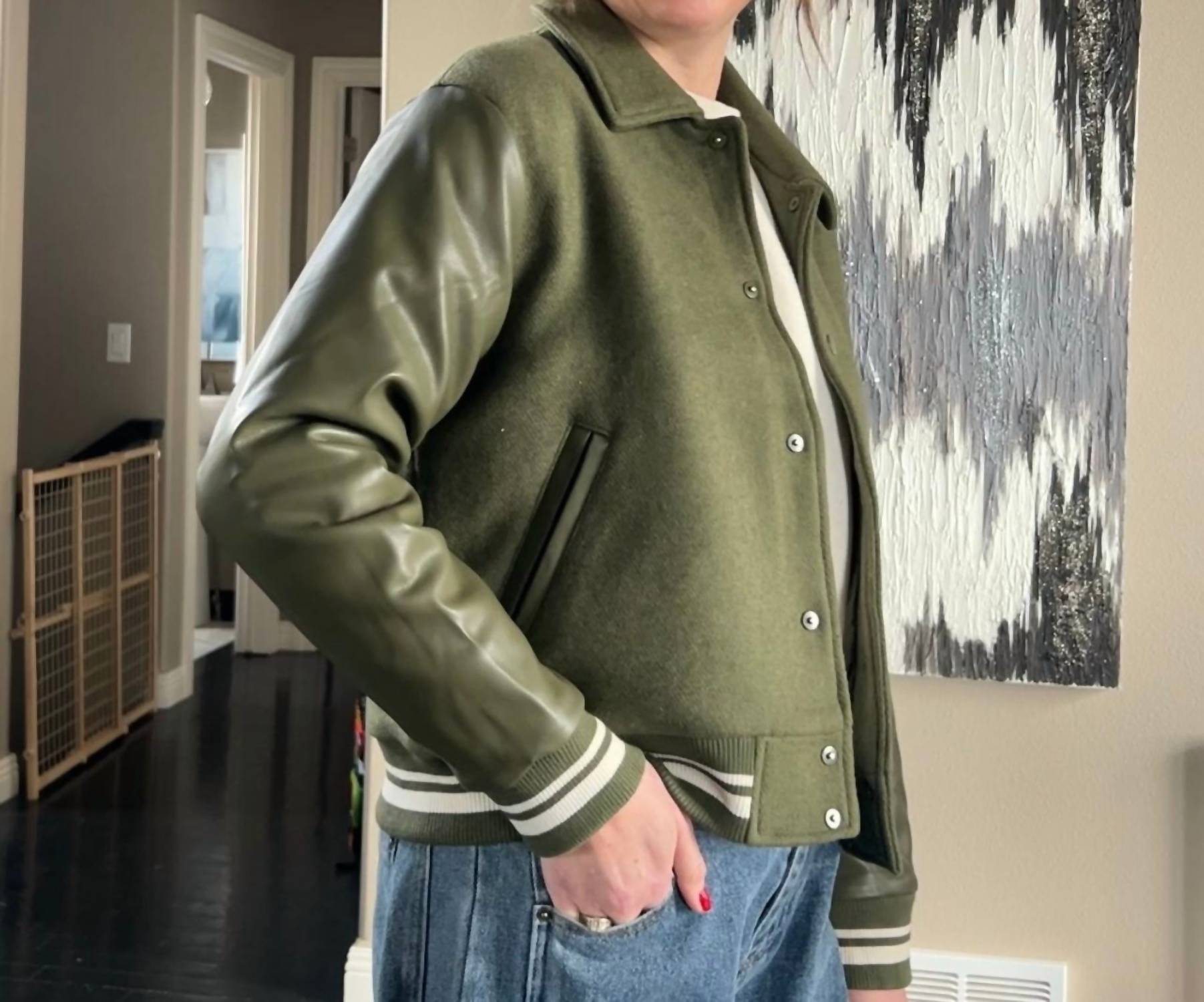 Mono B - Wake Up And Slay Varsity Jacket