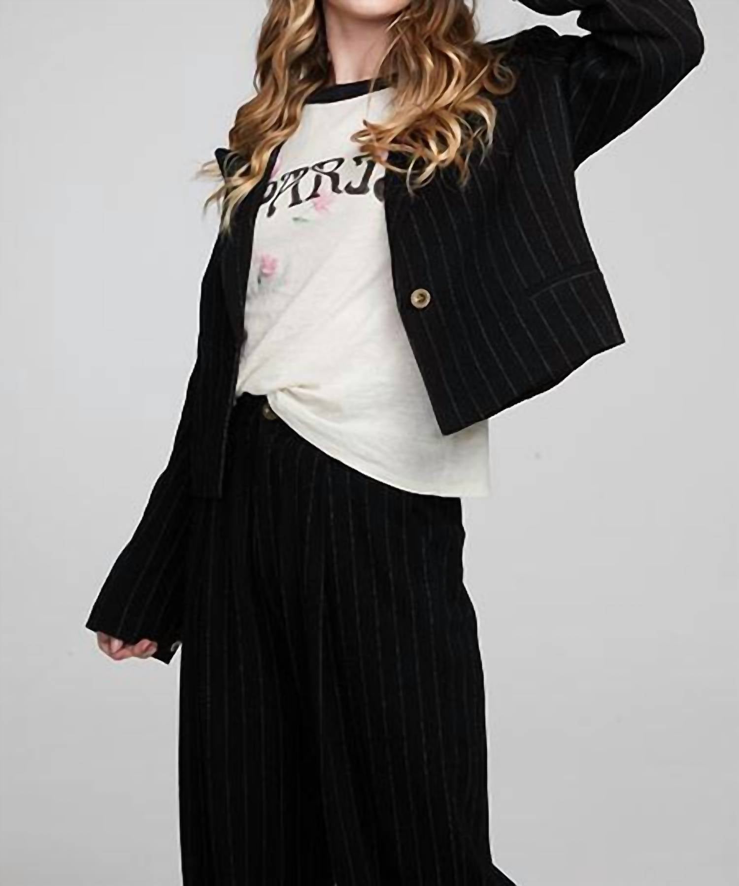 Chaser - Santana Pinstripe Blazer