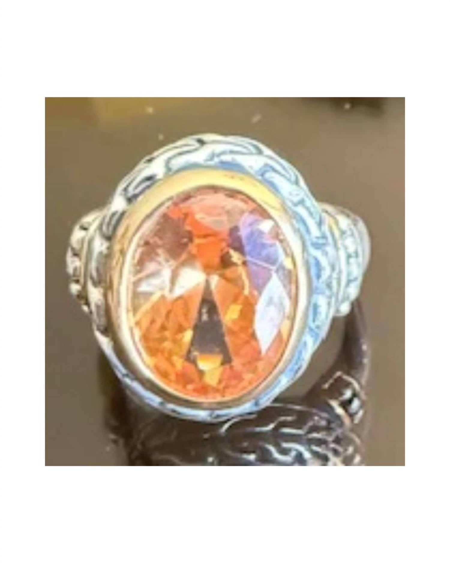 P & K Jewelry - Women's Sterling Stone Ring