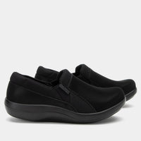 Alegria Women's Duette Vegan Casual Shoe - Wide in black - women's shoe