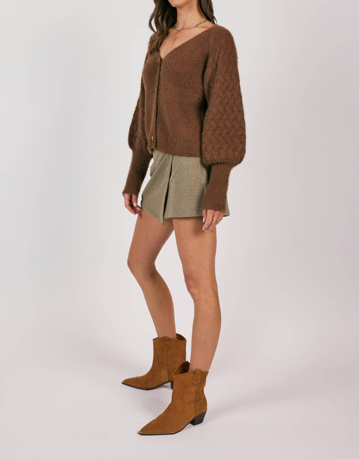 Sadie & Sage - Sweeping Wind Button Front Cardigan
