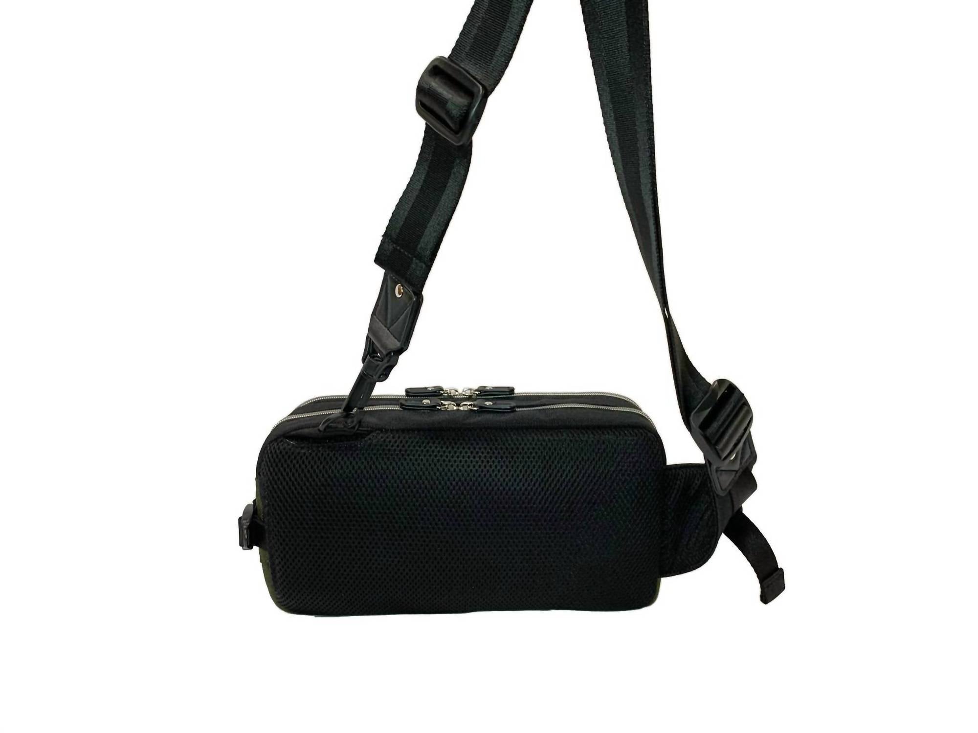 Harvest Label Men's 2-way Cross Pack Bag in black green - men's bag - view 8