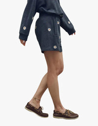 The Great. - Victory Shorts With Daisy Embroidery
