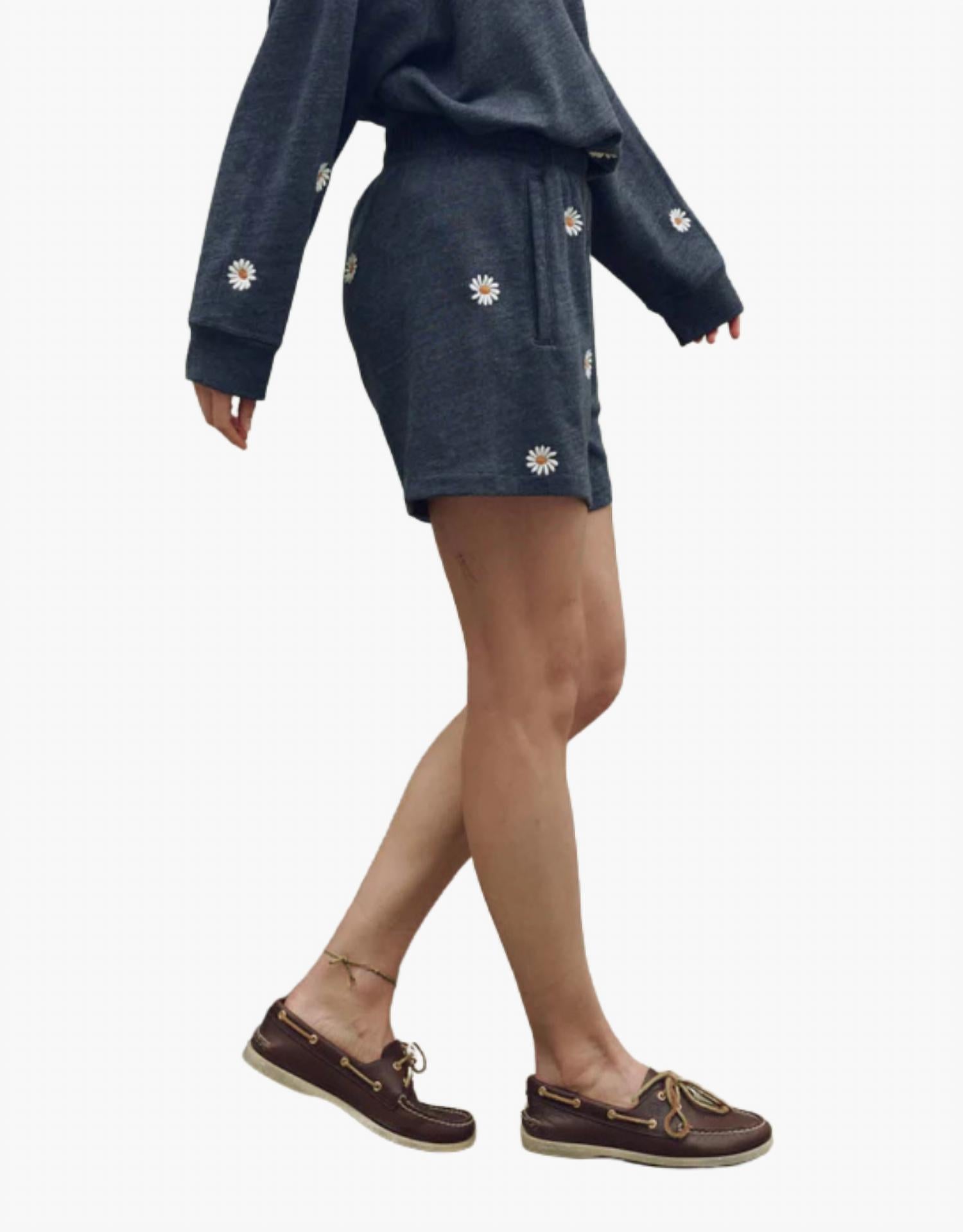 The Great. - Victory Shorts With Daisy Embroidery