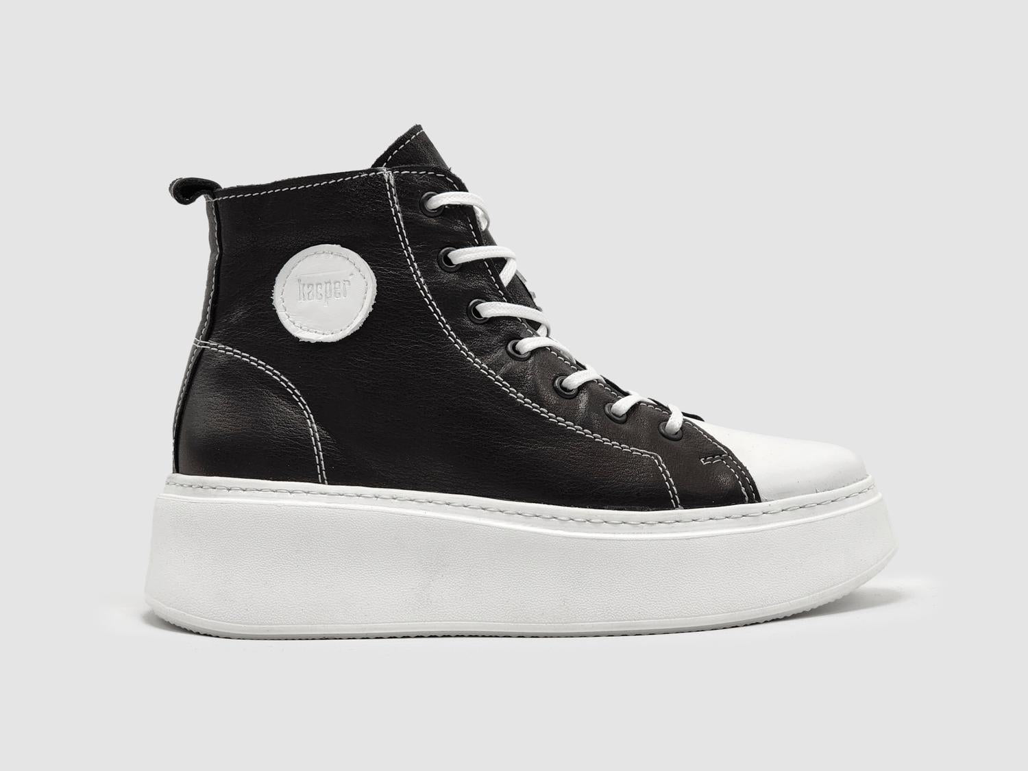 Kcr Group - Women's Tall Insulated Zip-up Leather Sneakers