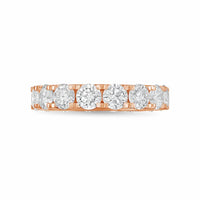 Diana M Jewels - Women's Round Lab-Grown Diamond Eternity Band (1.00 Ct) - Delicate