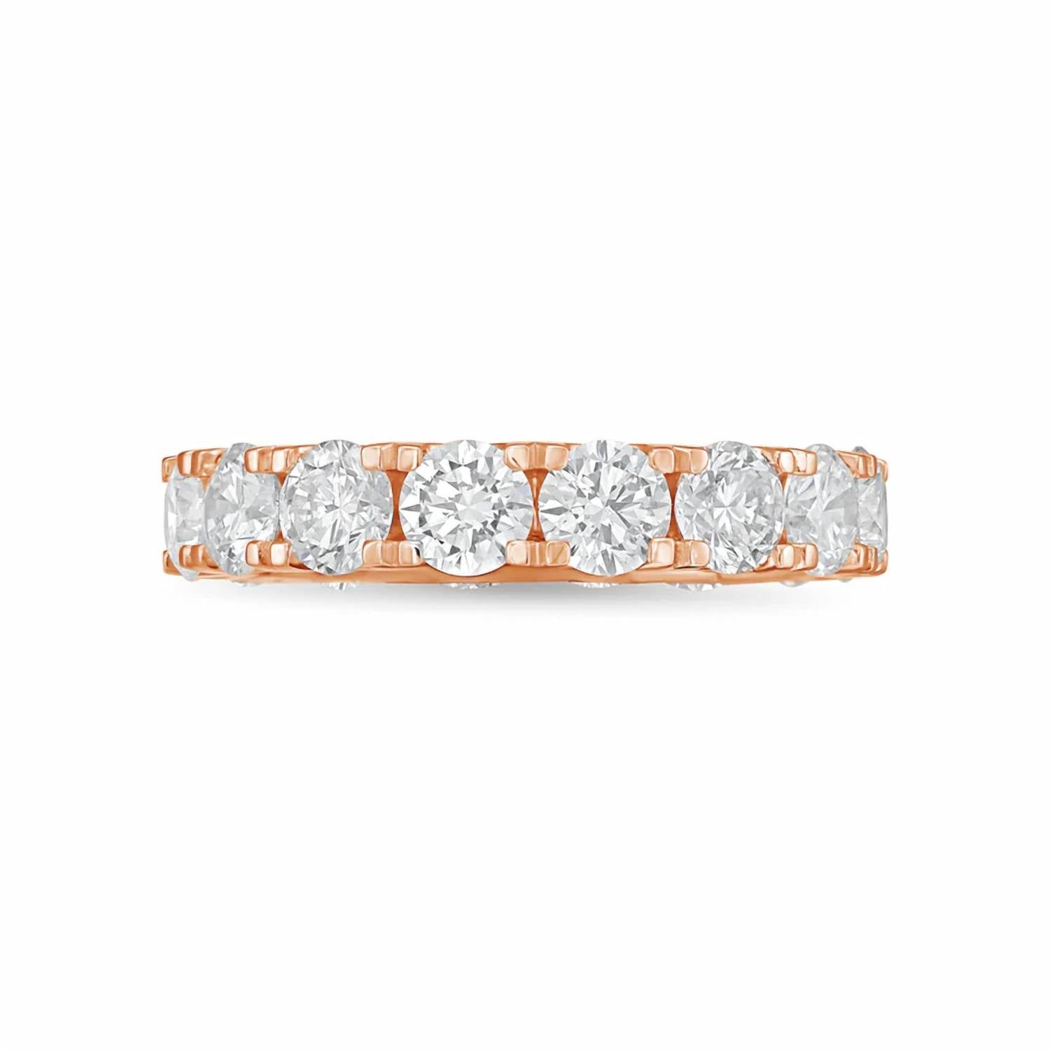 Diana M Jewels - Women's Round Lab-Grown Diamond Eternity Band (1.00 Ct) - Delicate