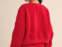 Kimberly C - Erin Cozy Fleece Crewneck Sweatshirt