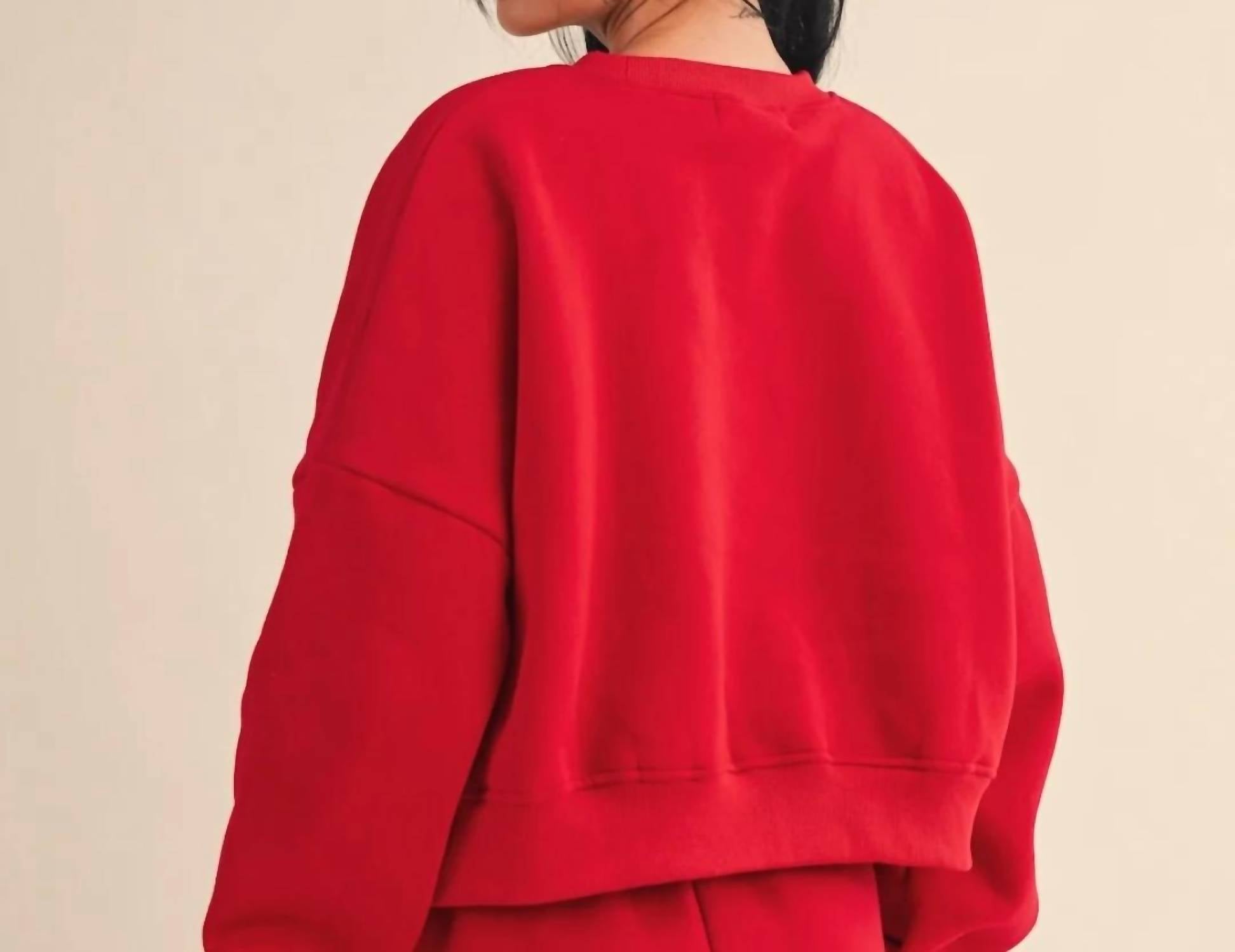 Kimberly C - Erin Cozy Fleece Crewneck Sweatshirt