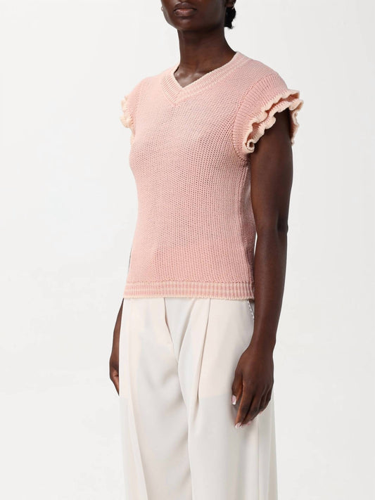 Chloe - Short Sleeve Knit Top