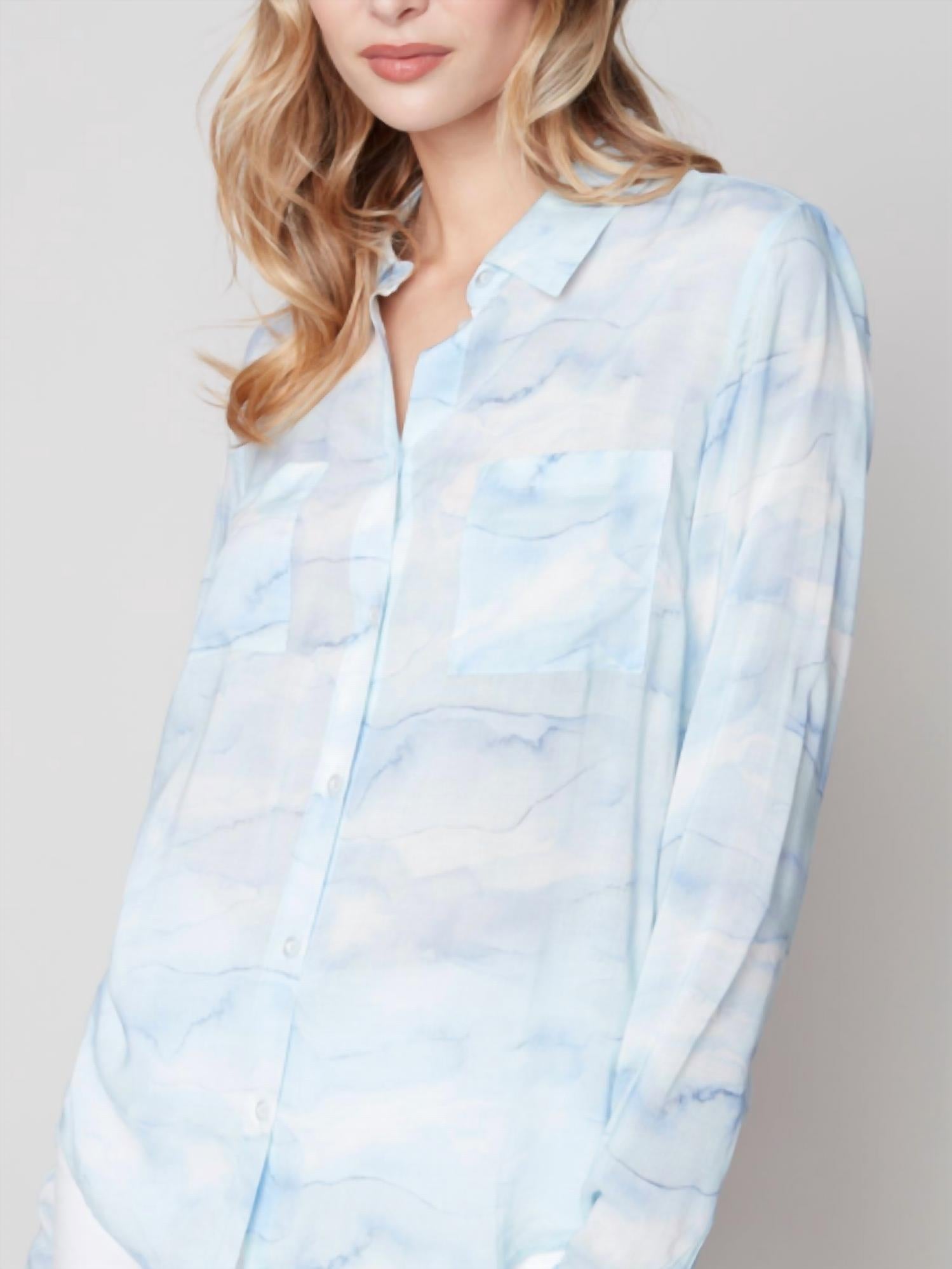 Charlie B - Lightweight Flowy Blouse