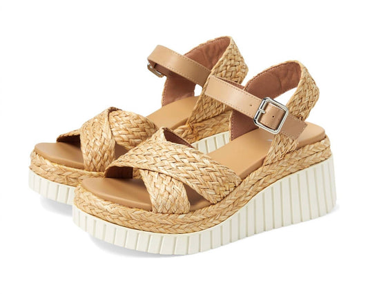 Mia - Women's Zamara Woven Platform Sandals - MEDIUM