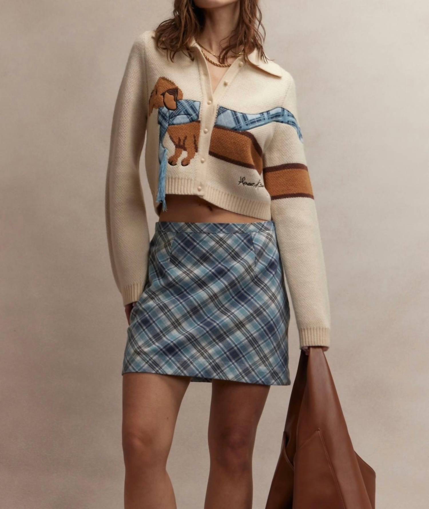 House Of Sunny - Bias Cut Heritage Skirt