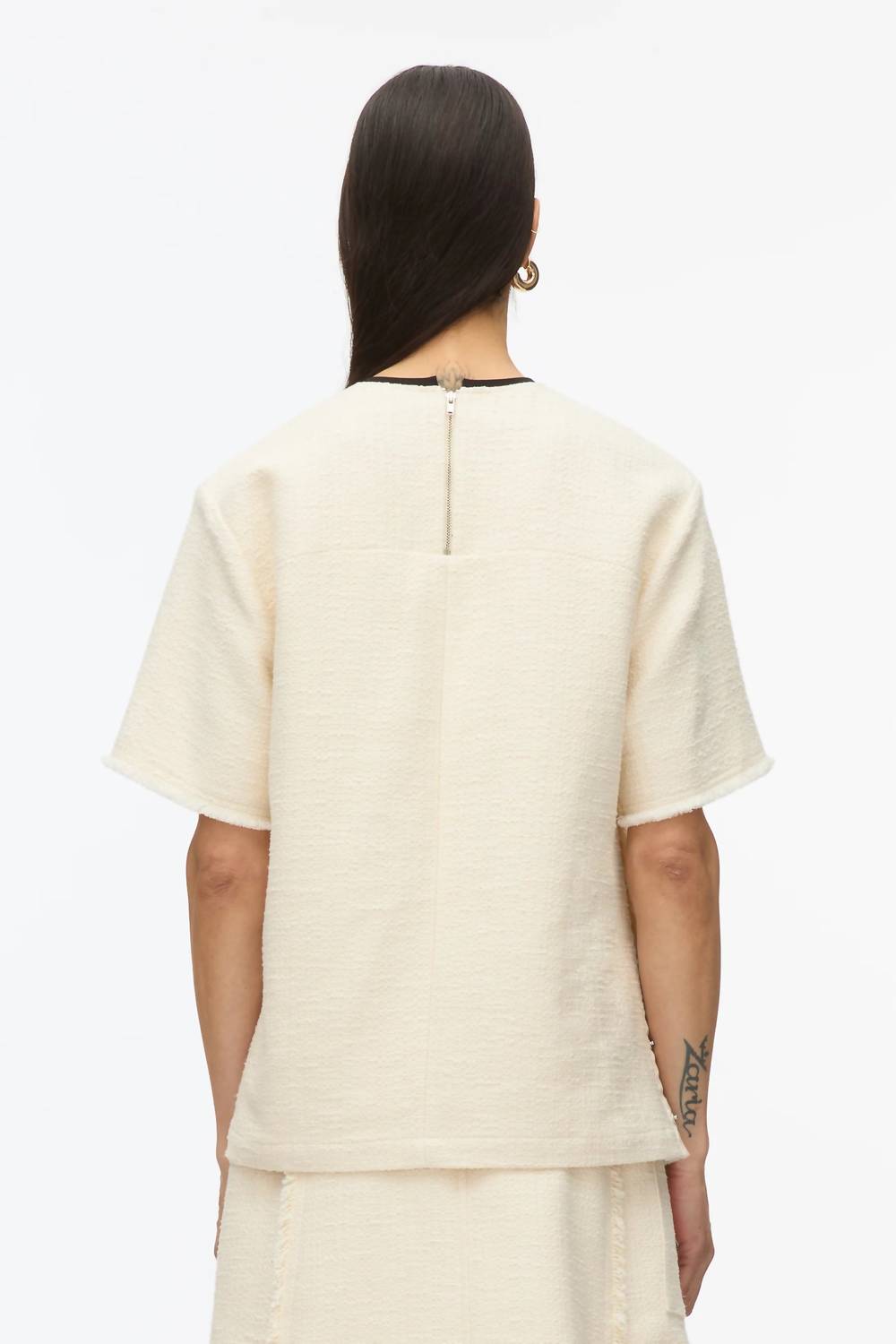 3.1 Phillip Lim - Fringe Tweed Tee
