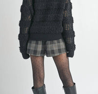 Sage The Label - Steph Fuzzy Striped Sweater