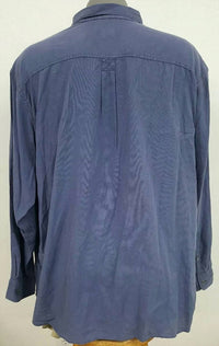 TOMMY BAHAMA Dobby Dylan Long Sleeve Shirt in dockside blue - men's long sleeve top - alternate view