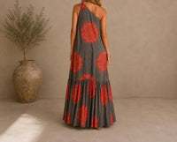 Mystery Resort - Elysia One-shoulder Maxi Dress