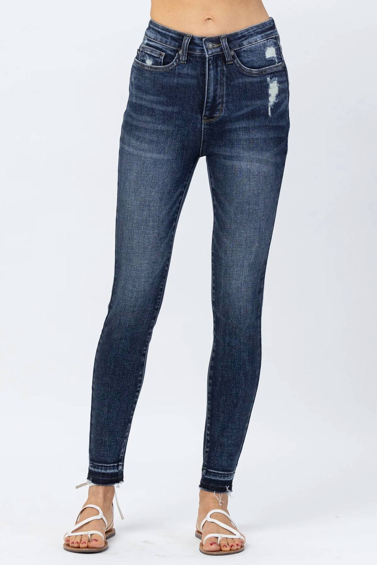 Judy Blue - Tummy Control Skinny Jeans - Plus
