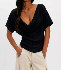 Free People - Waterfall Cowl Neck Top