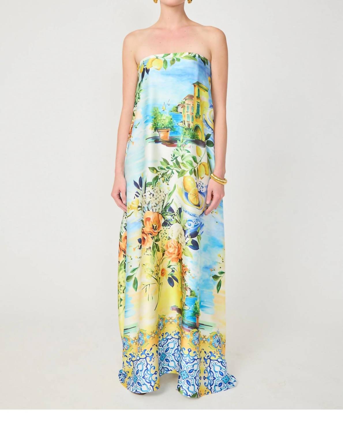Gilner Farrar - Jianna Strapless Long Dress