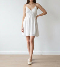 White Birch - Lace Mini Dress