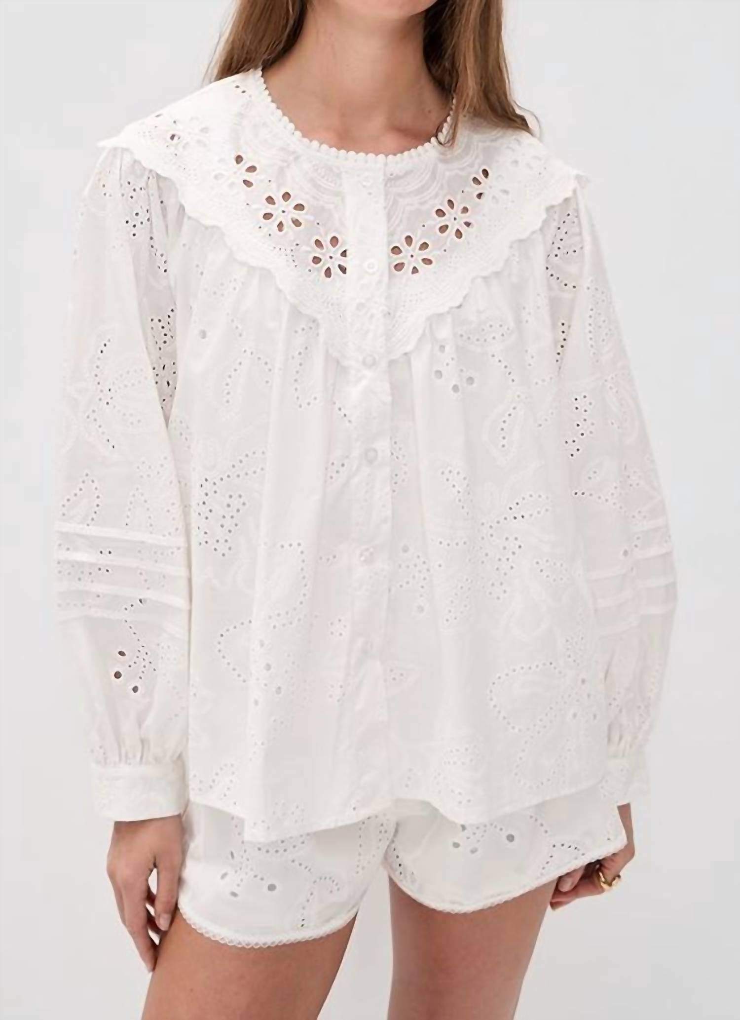 Bailey Rose - Nantucket Eyelet Blouse