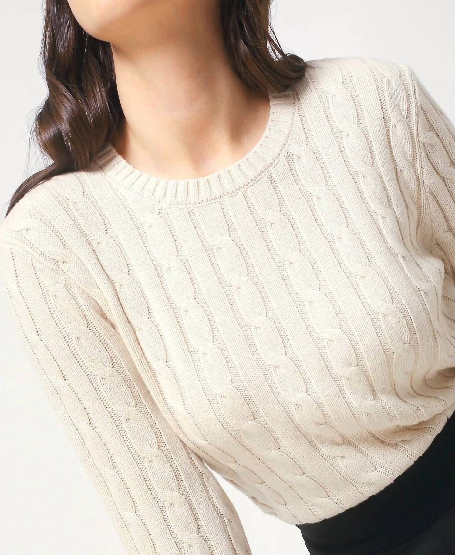 Romeo Nyc - Cotton Cable Sweater