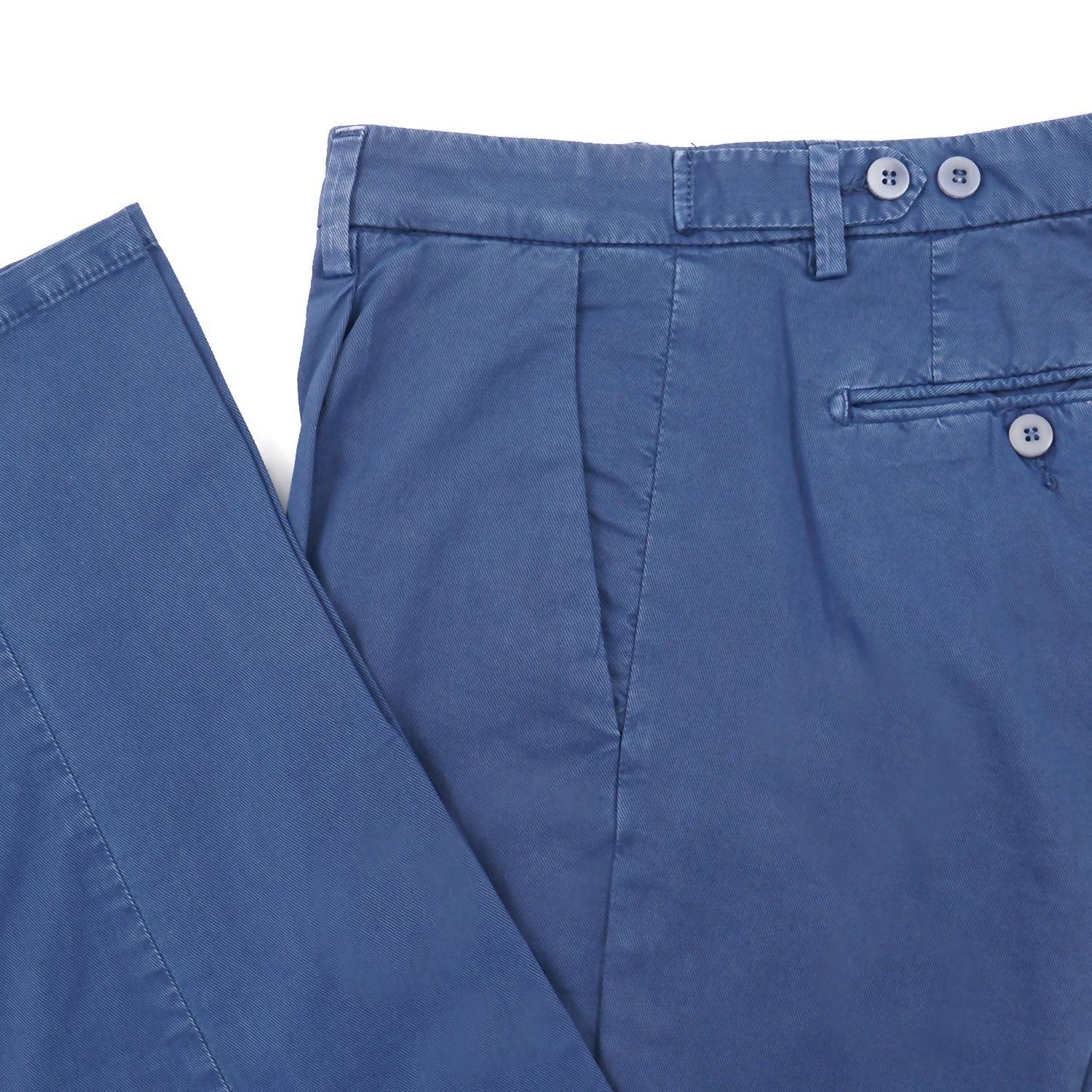 Luigi Borrelli Napoli - Men's Slim-fit Cotton Pants