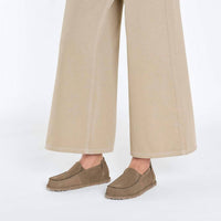 BIRKENSTOCK Women's Utti Slip On Suede Shoes in gray taupe - women's flats - view 4