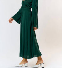 Lalavon - Not Over You Bell Sleeve Maxi Dress