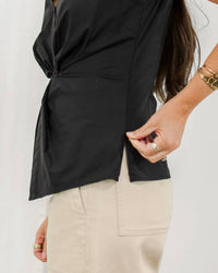 Greylin - Twist Front Shirt