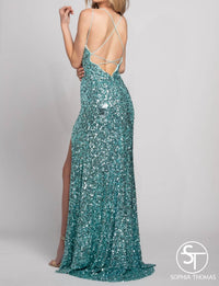 Sequin Evening Gown