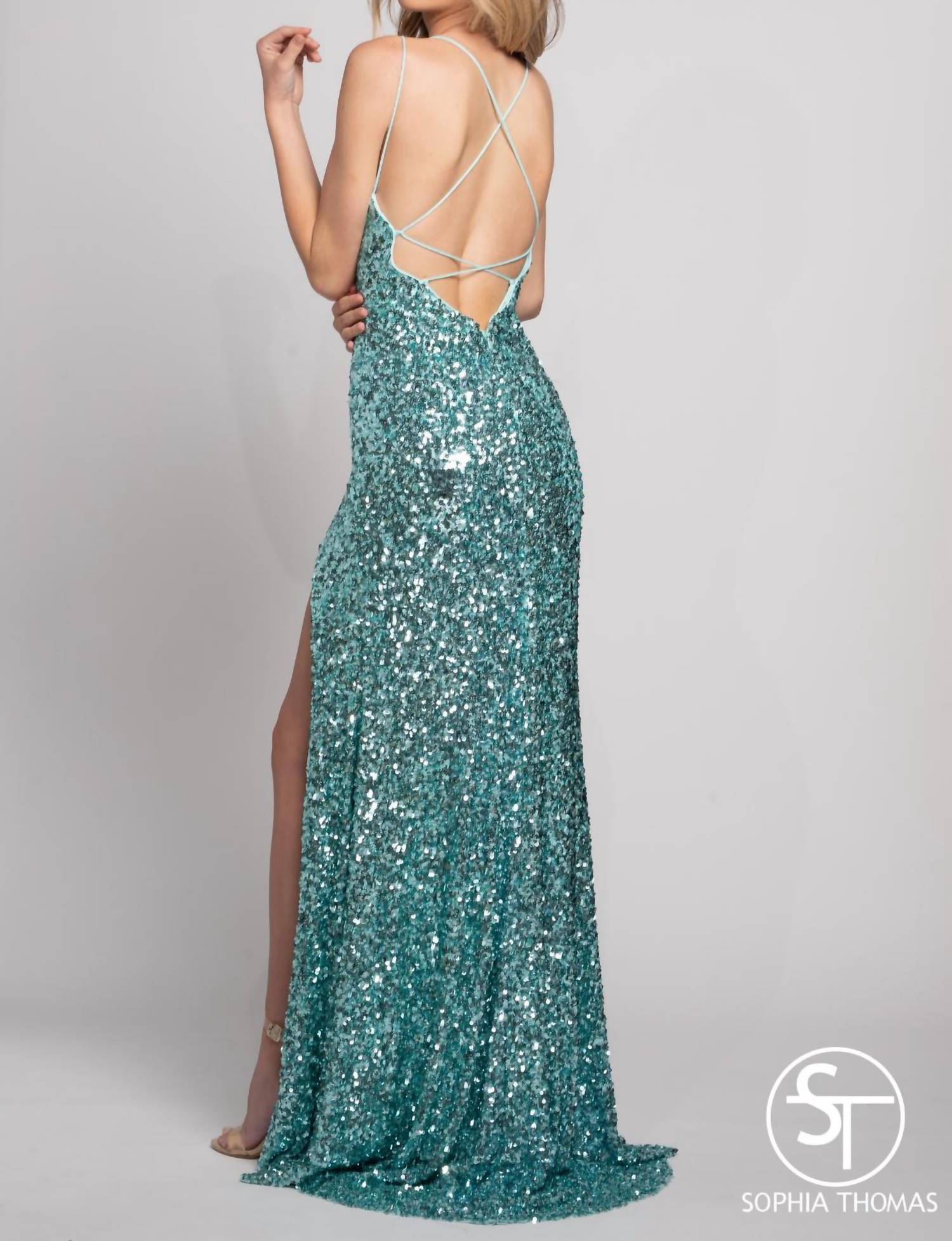 Sequin Evening Gown