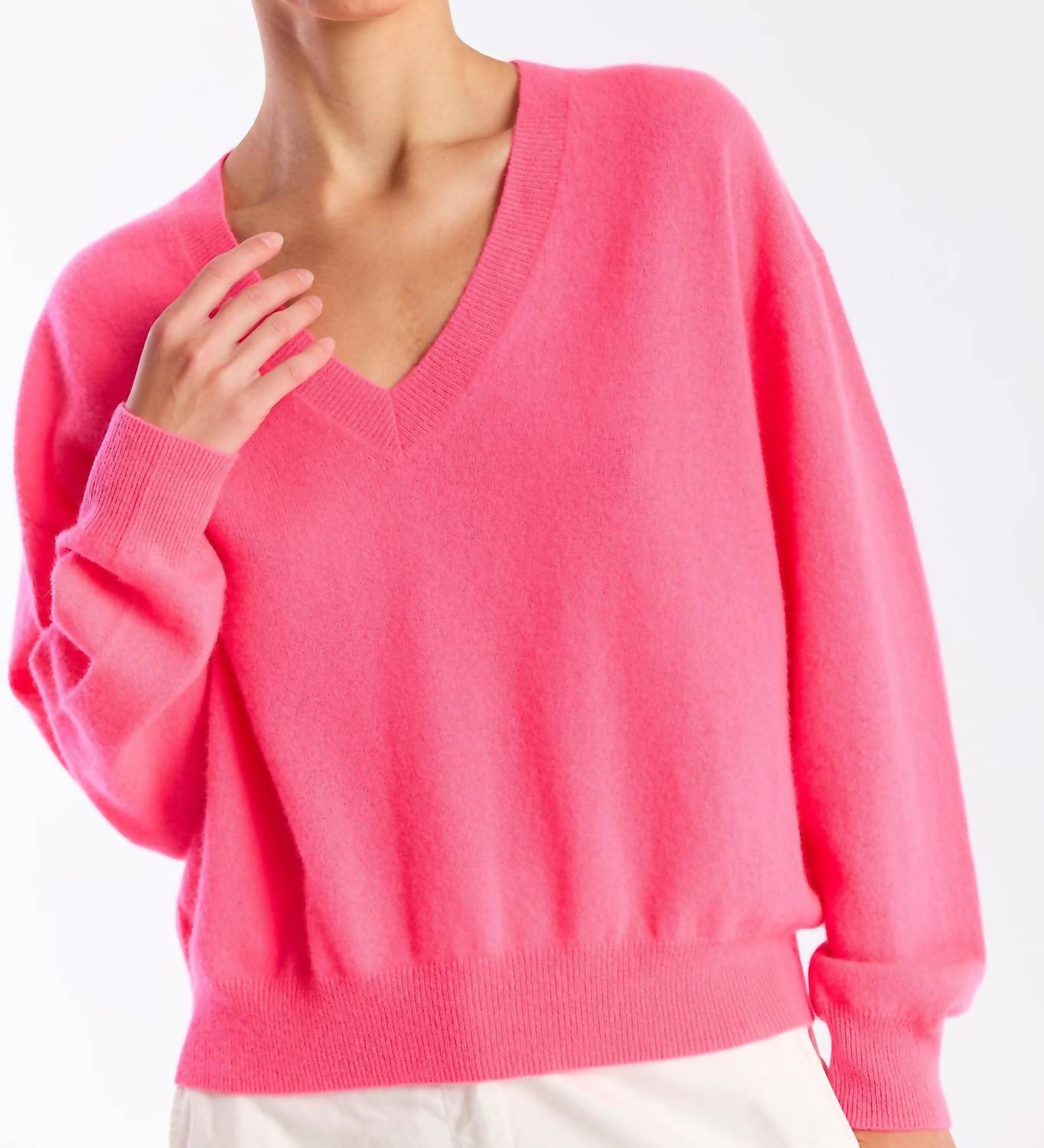 Brodie Cashmere - Hailey V-neck Sweater
