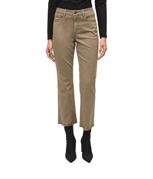 Joseph Ribkoff - Denim Straight Pants W/frayed Hem