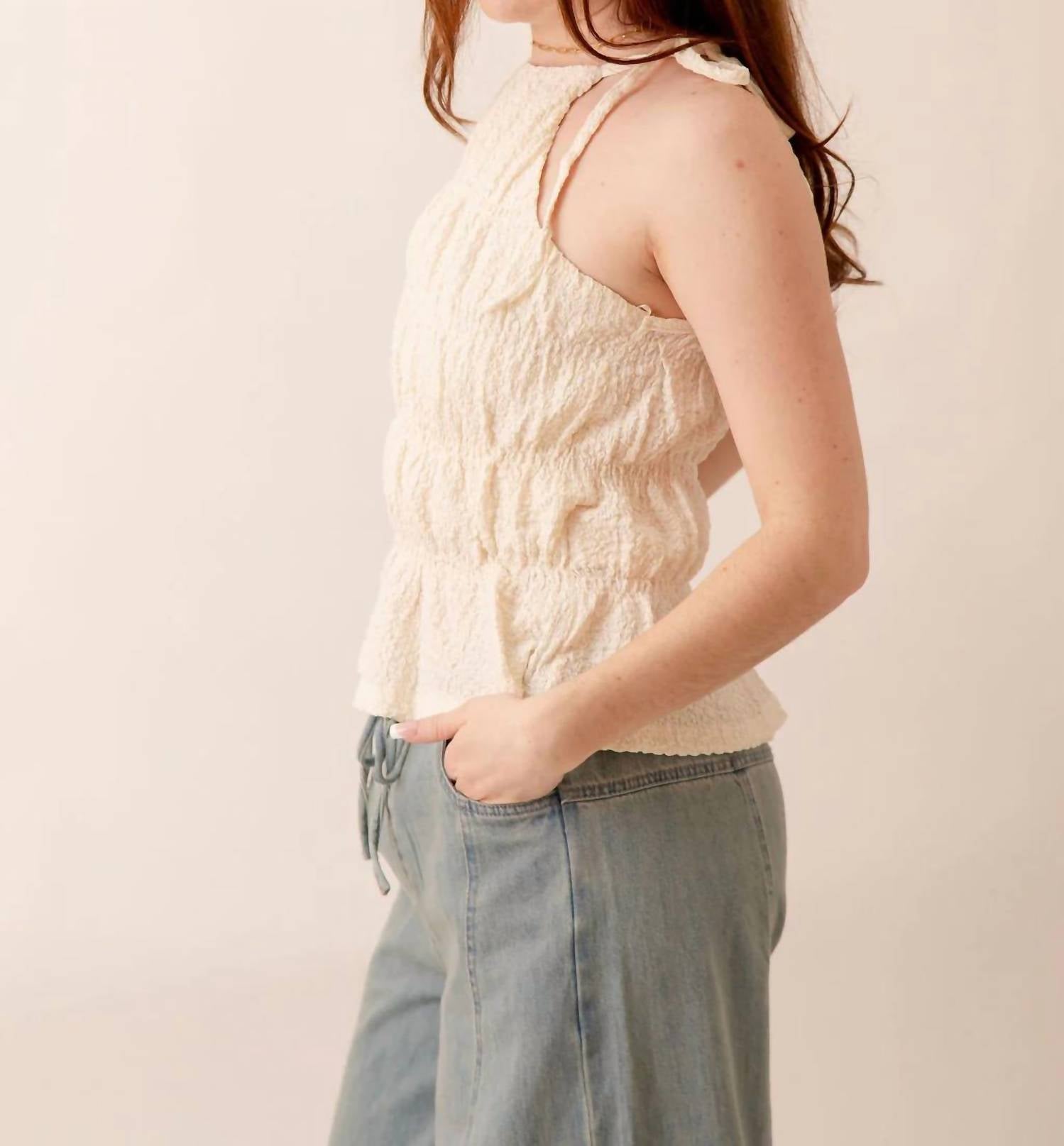 By Together - Lila Tie Top