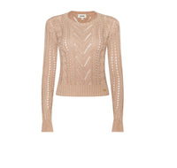 L'Agence - Mio Cable Crop Pullover Top