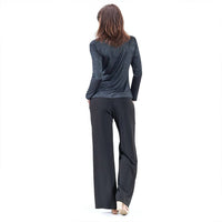 Clara Sunwoo - Draped Neck Side Ruched Top