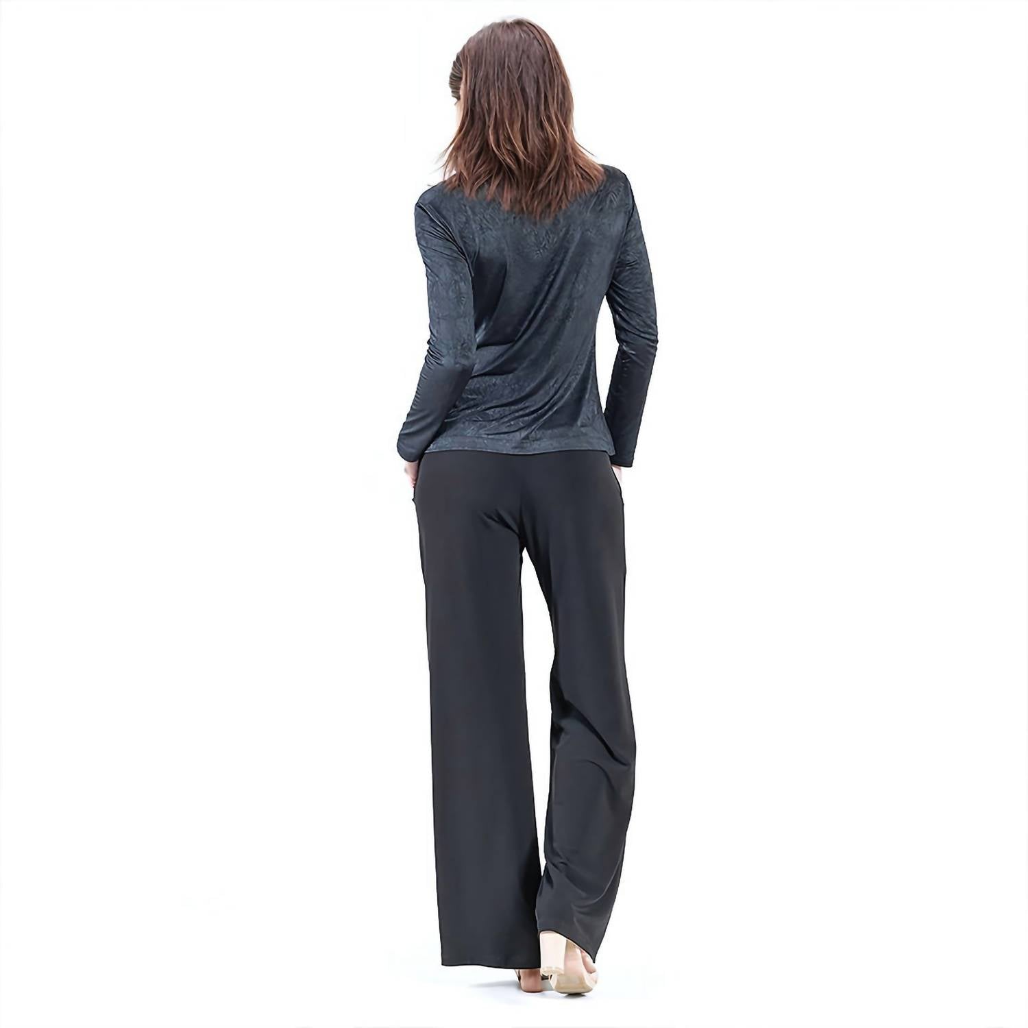 Clara Sunwoo - Draped Neck Side Ruched Top