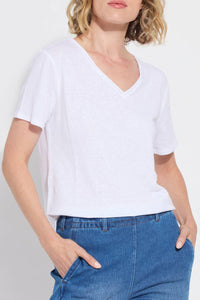 Lysse - Cyrus Box Cut V Neck Tee