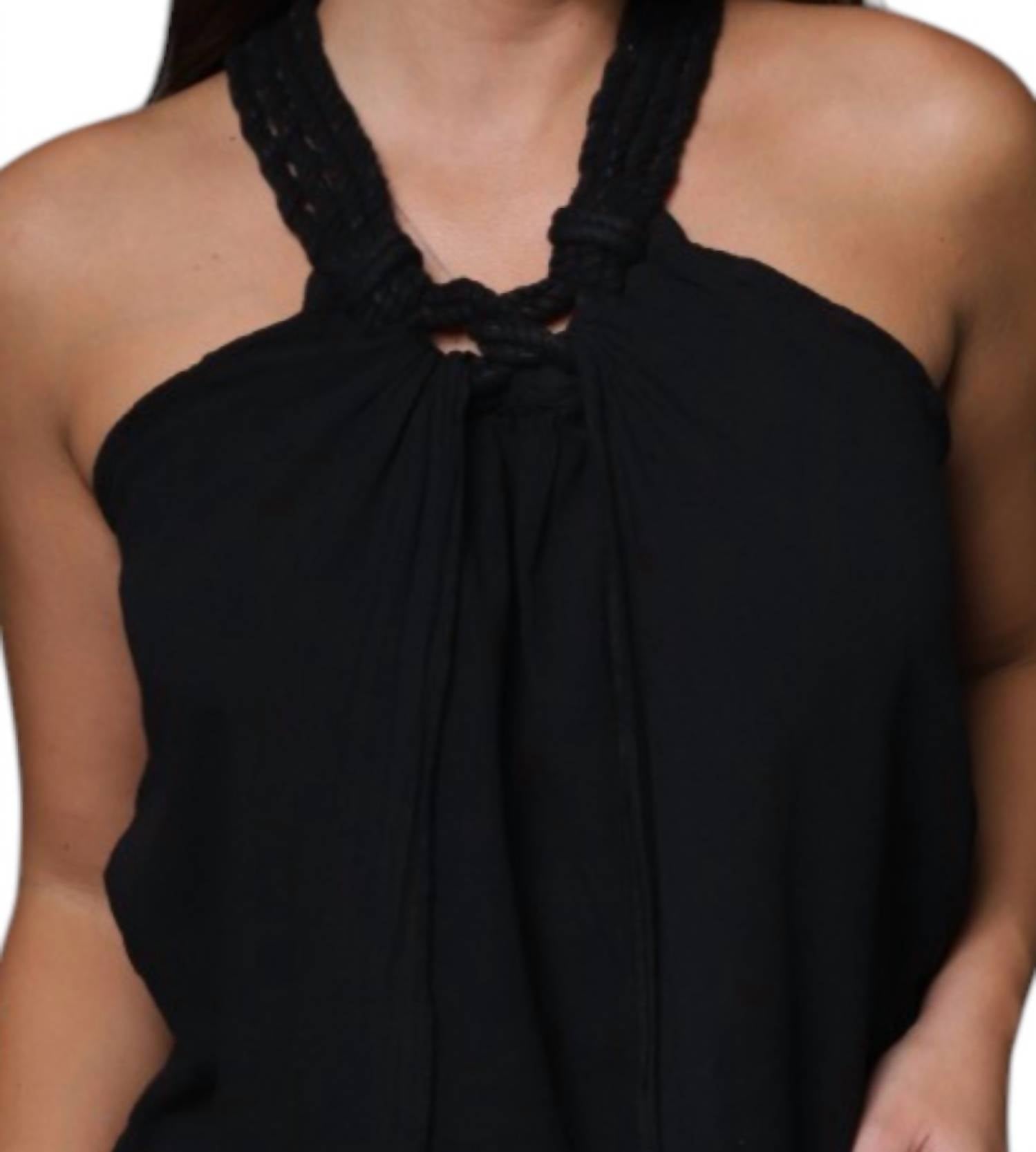 Giocam - Cordon Sleeveless Blouse