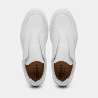 Zelli Italia - Men's Spettacolare Italian Pebble Grain Calfskin Slip On Sneaker