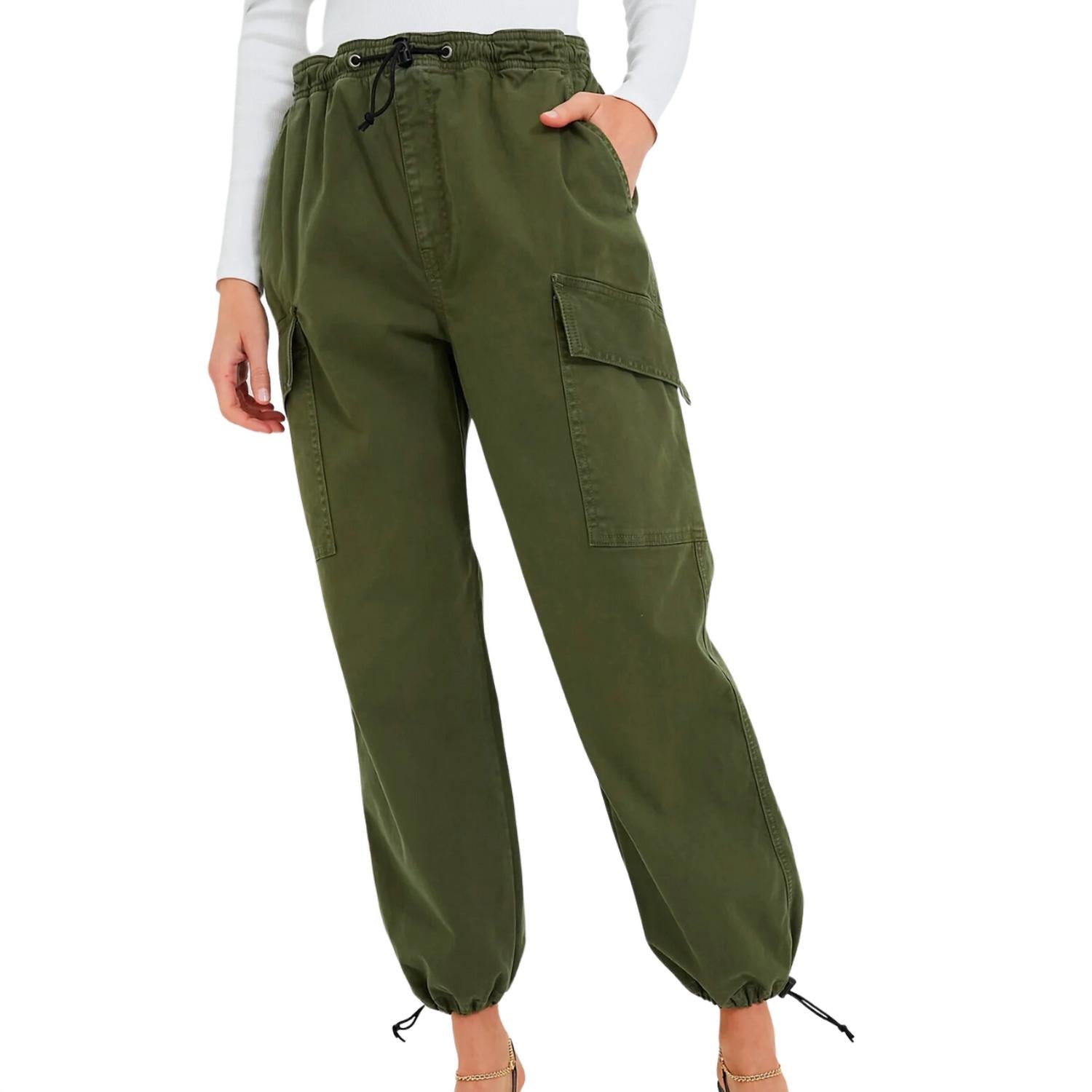 ASKK NY Women's Parachute Pant in fatigue - women's pants