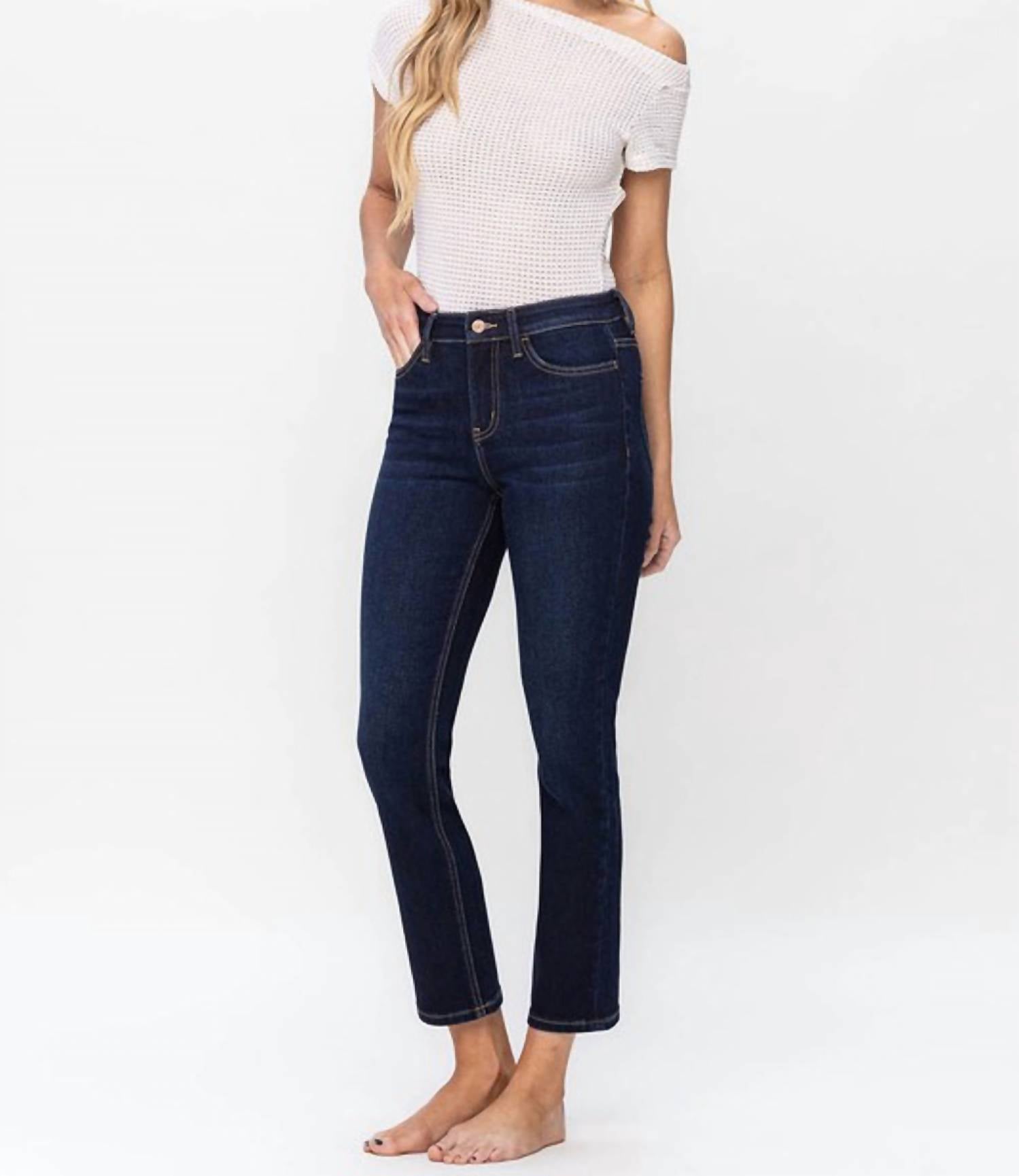 Vervet By Flying Monkey - Scout High Rise Slim Straight Jeans